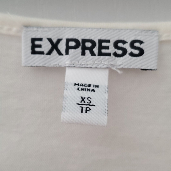 Express Black Metallic Glitter Crochet Lace Layered Tank Top - Picture 6 of 12